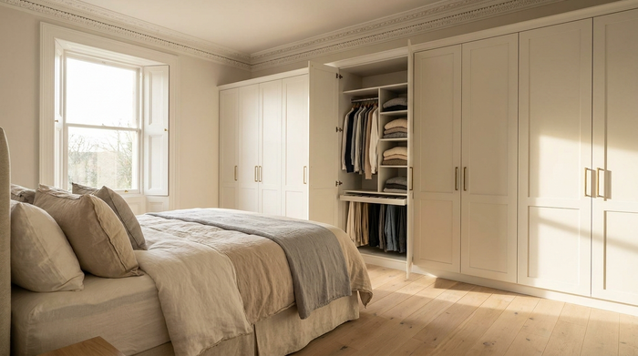Fitted Wardrobes and Bespoke Storage in Scotland: Why the Difference Between Fitted and Bespoke Matters