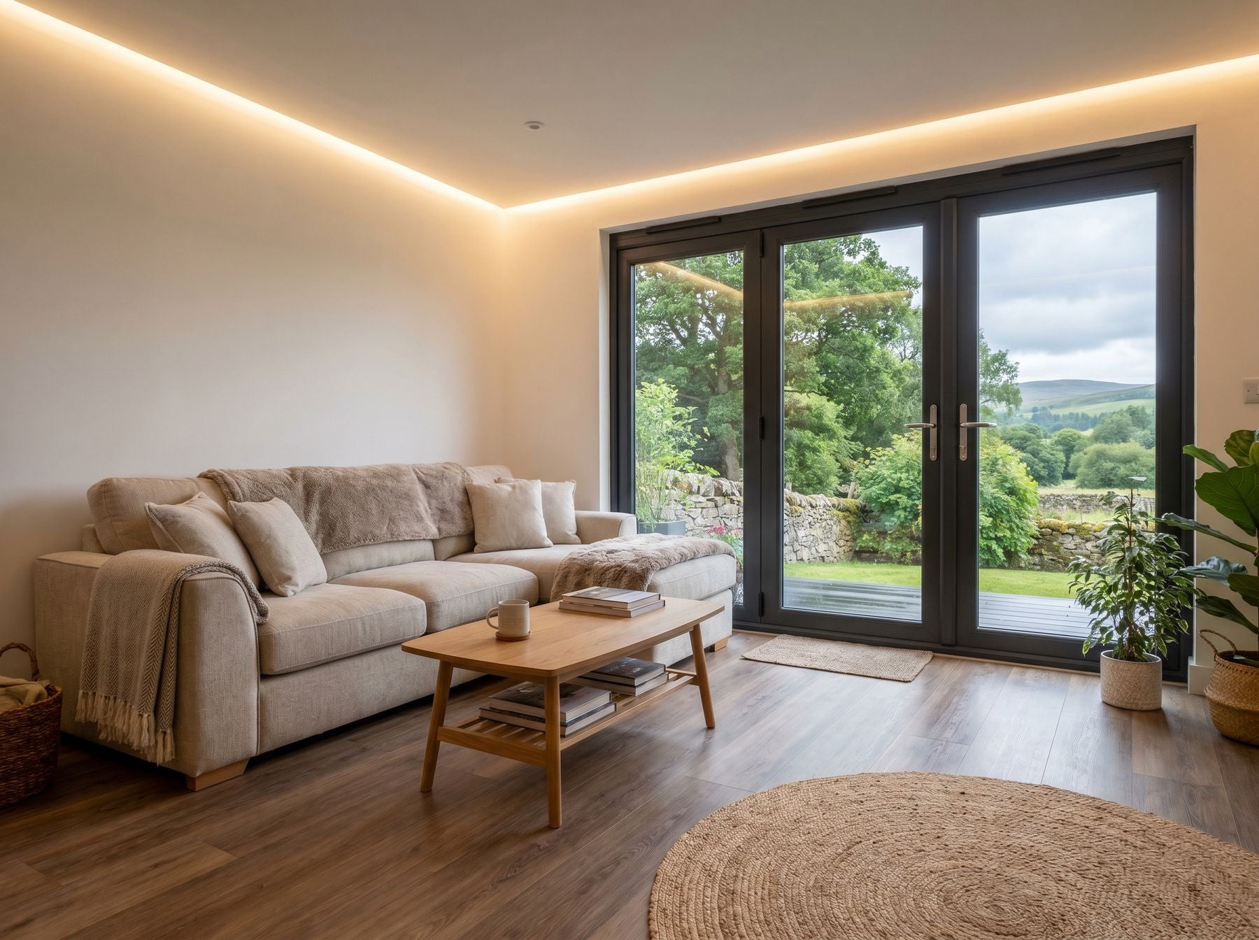 Luminaire garden room project